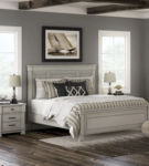 Jennily Queen Panel Bed with Dresser and Mirror