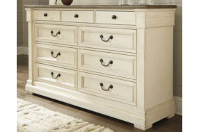 Signature Design by Ashley Bolanburg Queen Panel Bed, Dresser and Nightstand