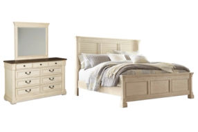 Bolanburg California King Panel Bed, Dresser and Mirror-