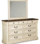 Bolanburg California King Panel Bed, Dresser and Mirror-