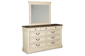 Signature Design by Ashley Bolanburg King Panel Bed, Dresser and Mirror