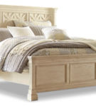 Signature Design by Ashley Bolanburg King Panel Bed-Antique White