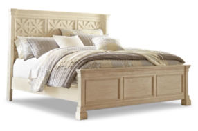 Signature Design by Ashley Bolanburg King Panel Bed, Dresser and Mirror