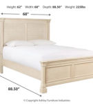 Signature Design by Ashley Bolanburg Queen Panel Bed, Dresser and Mirror