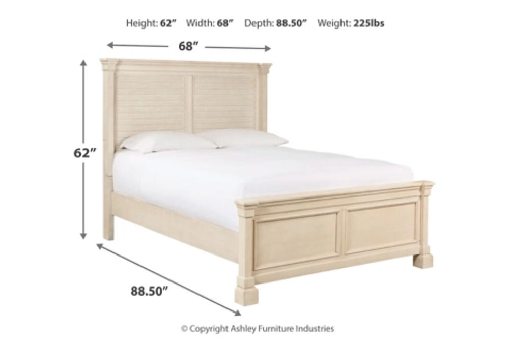 Signature Design by Ashley Bolanburg Queen Panel Bed, Dresser and Mirror