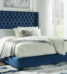 Signature Design by Ashley Coralayne California King Upholstered Bed-Blue