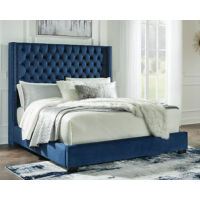 Signature Design by Ashley Coralayne King Upholstered Bed-Blue