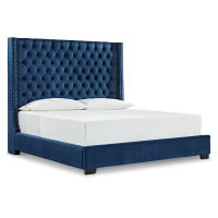Signature Design by Ashley Coralayne California King Upholstered Bed-Blue
