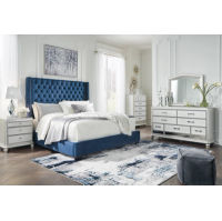 Signature Design by Ashley Coralayne King Upholstered Bed, Dresser and Mirror