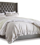 Signature Design by Ashley Coralayne King Upholstered Bed-Gray