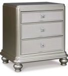 Signature Design by Ashley Coralayne King Upholstered Bed with Mirrored Dresser