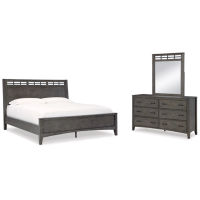 Signature Design by Ashley Montillan California King Panel Bed, Dresser and Mi