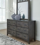 Signature Design by Ashley Montillan Queen Panel Bed, Dresser and Mirror