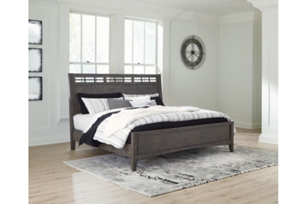 Signature Design by Ashley Montillan Queen Panel Bed, Dresser and Mirror