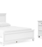 Fortman California King Panel Bed, Dresser and Mirror-