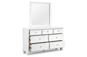 Signature Design by Ashley Fortman Twin Panel Bed, Dresser and Mirror