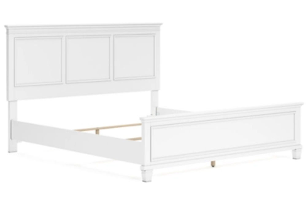 Signature Design by Ashley Fortman California King Panel Bed-White