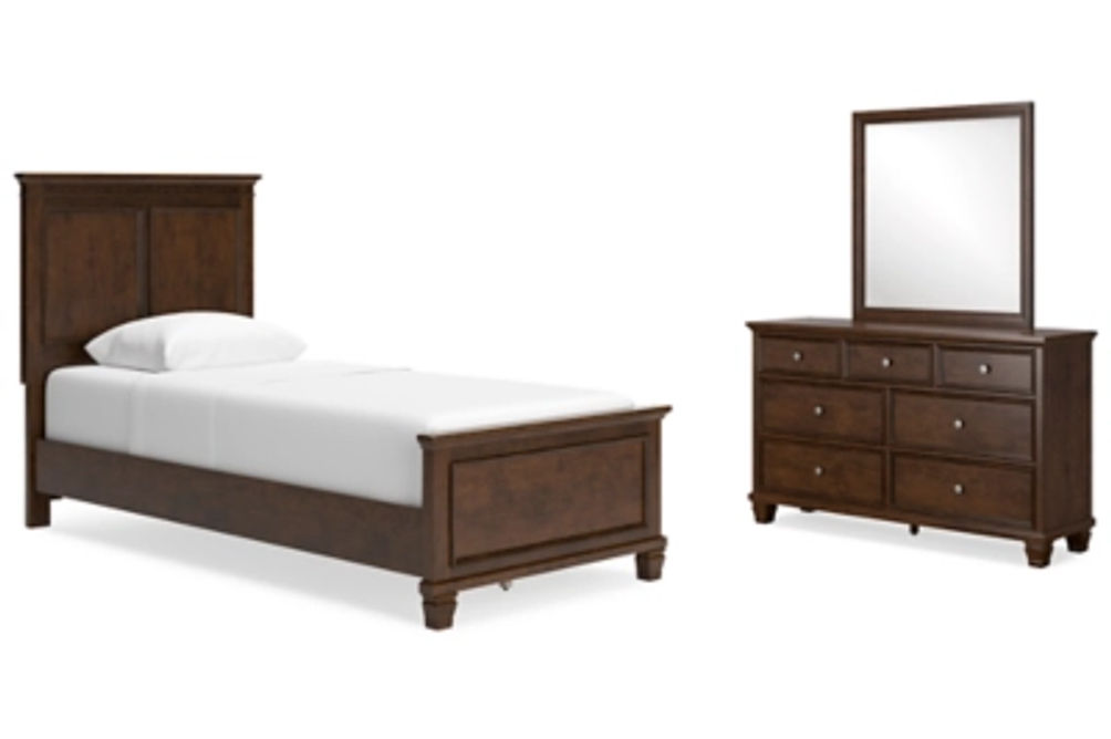 Signature Design by Ashley Danabrin Twin Panel Bed, Dresser and Mirror