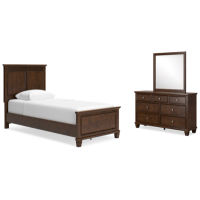 Signature Design by Ashley Danabrin Twin Panel Bed, Dresser and Mirror