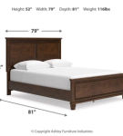 Signature Design by Ashley Danabrin Queen Panel Bed, Dresser and Mirror