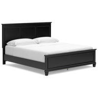 Signature Design by Ashley Lanolee California King Panel Bed-Black