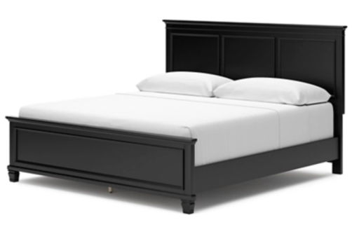 Signature Design by Ashley Lanolee King Panel Bed-Black