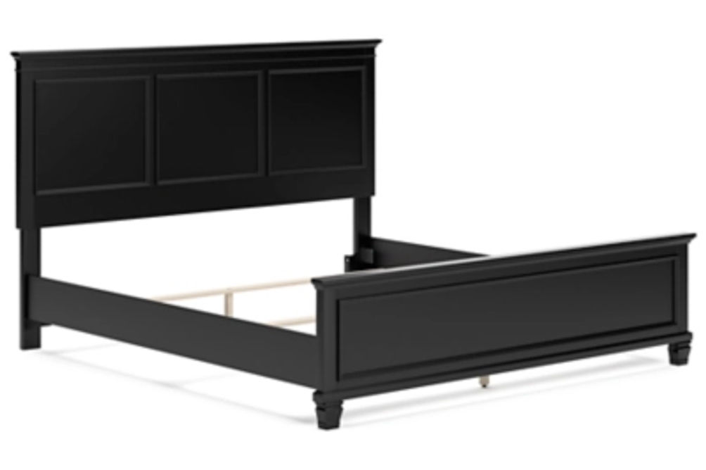 Signature Design by Ashley Lanolee King Panel Bed-Black