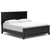 Signature Design by Ashley Lanolee King Panel Bed-Black