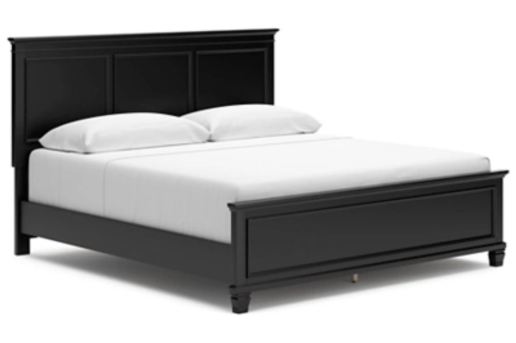 Signature Design by Ashley Lanolee King Panel Bed-Black