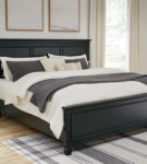 Signature Design by Ashley Lanolee King Panel Bed-Black