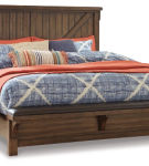 Signature Design by Ashley Lakeleigh Queen Panel Bed with Upholstered Bench-Br