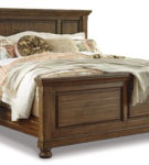 Signature Design by Ashley Flynnter Queen Panel Bed-Medium Brown