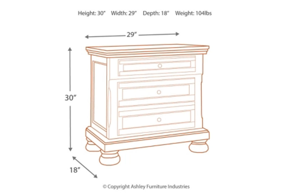 Flynnter Queen Panel Bed, Dresser, Mirror, and Nightstand-Medium Brown