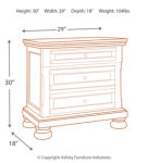 Flynnter Queen Panel Bed, Dresser, Mirror, and Nightstand-Medium Brown