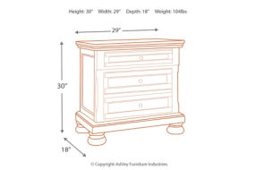 Flynnter Queen Panel Bed, Dresser, Mirror, and Nightstand-Medium Brown