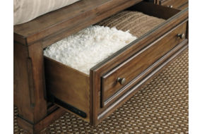 Signature Design by Ashley Flynnter King Sleigh Bed with 2 Storage Drawers