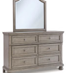 Signature Design by Ashley Lettner Twin Sleigh Storage Bed, Dresser and Mirror