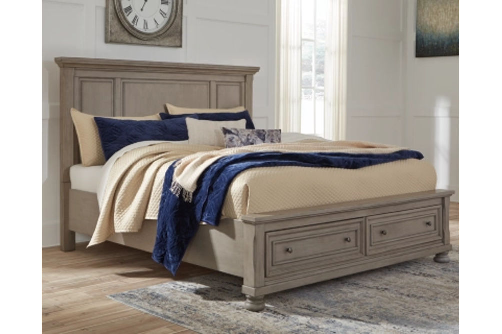 Signature Design by Ashley Lettner California King Panel Storage bed