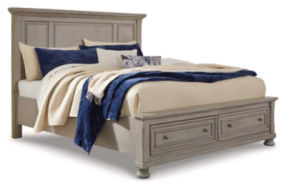 Signature Design by Ashley Lettner California King Panel Storage Bed, Dresser