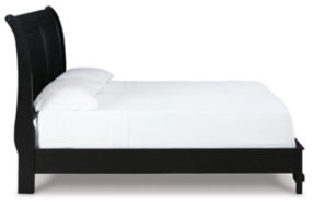 Signature Design by Ashley Chylanta King Sleigh Bed-Black