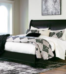 Signature Design by Ashley Chylanta King Sleigh Bed, Dresser and Mirror