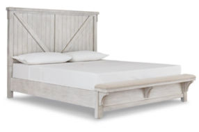 Signature Design by Ashley Brashland California King Panel Bed, Dresser, Mirro