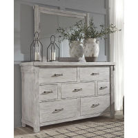 Signature Design by Ashley Brashland California King Panel Bed, Dresser, Mirro