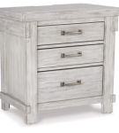 Signature Design by Ashley Brashland King Panel Bed, Dresser, Mirror, and Nigh