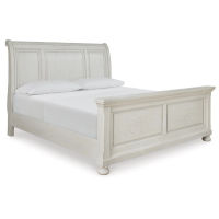 Signature Design by Ashley Robbinsdale King Sleigh Bed-Antique White