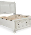 Signature Design by Ashley Robbinsdale California King Sleigh Bed with Storage