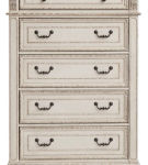 Signature Design by Ashley Realyn Queen Upholstered Panel Bed and Chest