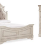 Signature Design by Ashley Realyn Queen Upholstered Panel Bed and Chest