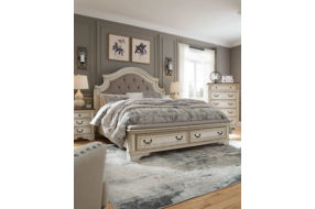 Signature Design by Ashley Realyn Queen Upholstered Bed-Two-tone