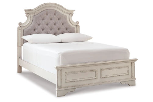 Signature Design by Ashley Realyn Full Panel Bed, Dresser, Mirror and Nightsta